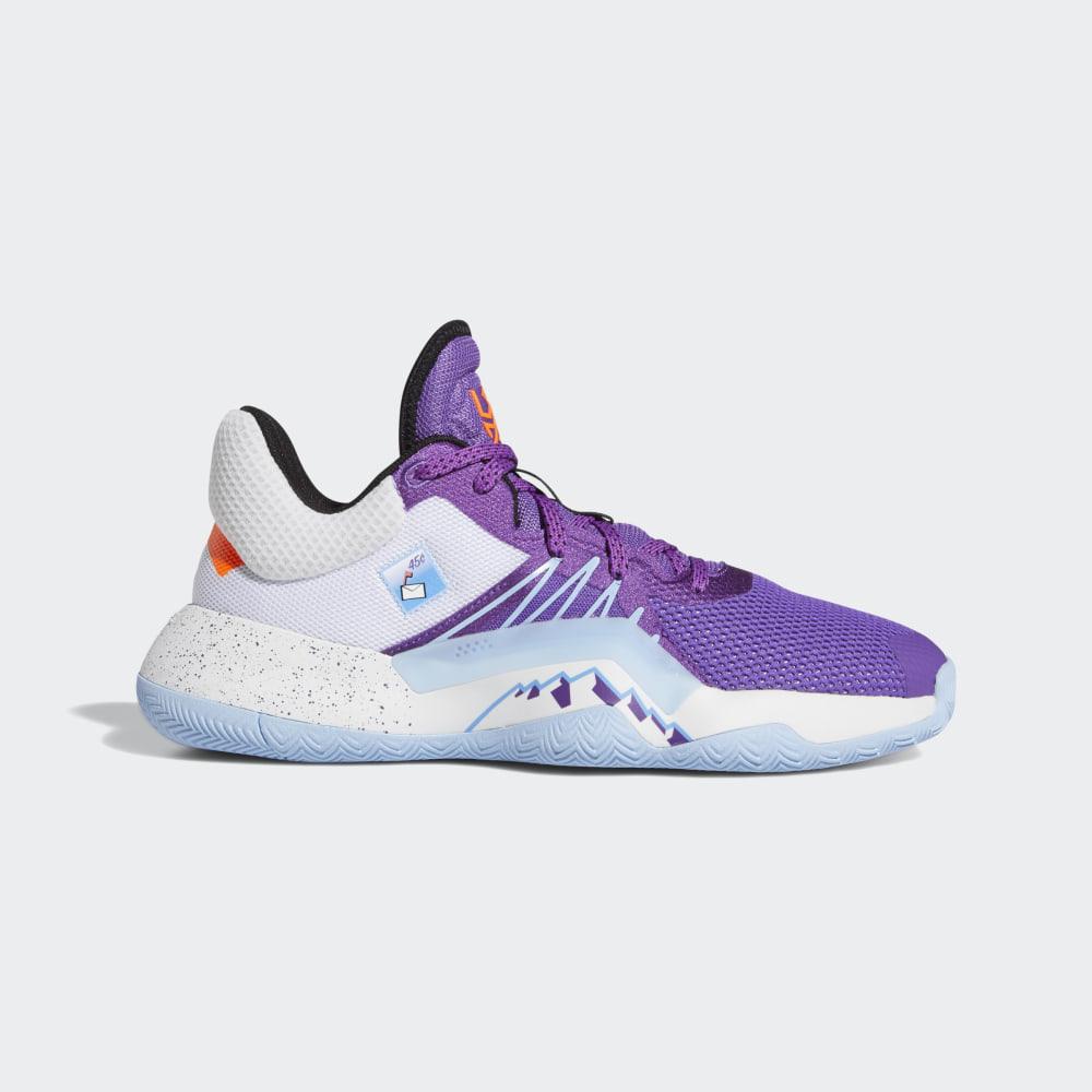 Adidas Men's D.O.N. Issue #1 Basketball Shoes Purple/White/Blue Ireland EG5666